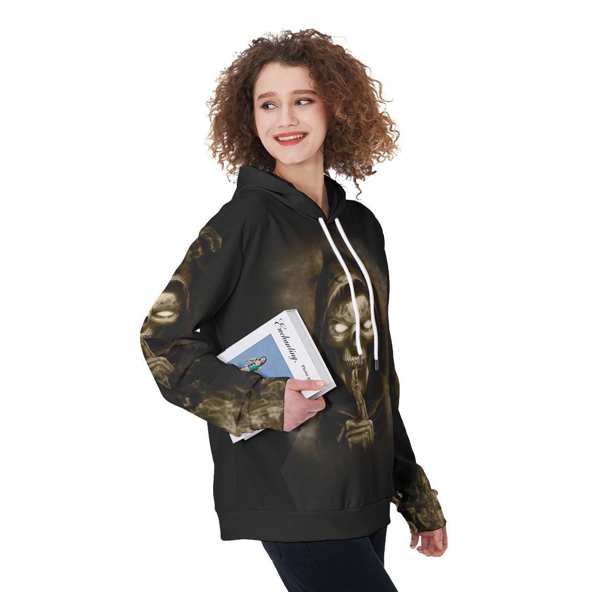 I Hate It When The Voice In My Head Funny Hoodie For Women - Wonder Skull