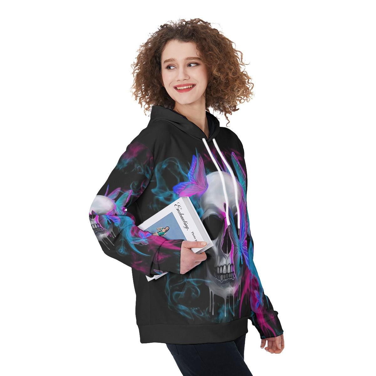 My Give A Fuck Is Broken Funny Hoodie For Women - Wonder Skull