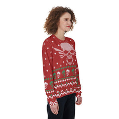 Viking Skull Christmas Heavy Fleece Sweatshirt - Wonder Skull