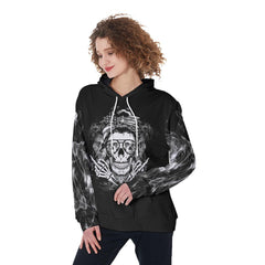 I Do What I Want Funny Hoodie For Women - Wonder Skull