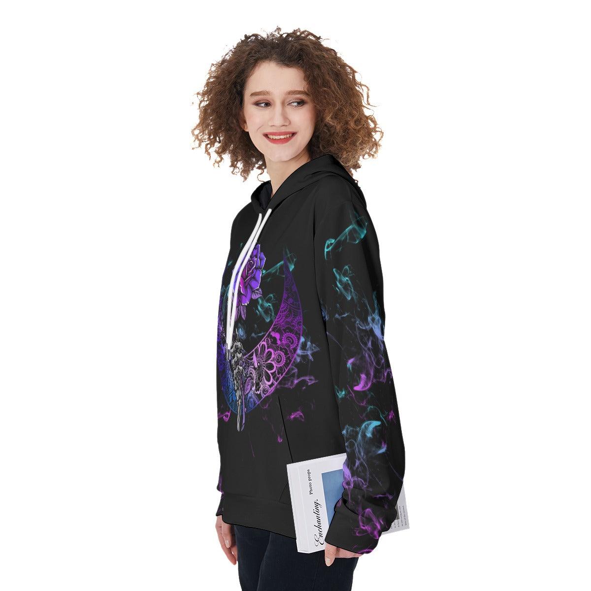 In My Defense The Moon Was Full Funny Hoodie For Women - Wonder Skull