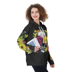 Skull The Good Girl Sugar Skull Funny Hoodie For Women - Wonder Skull