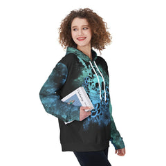 Tread Carefully Muthafuka Flower Skull Funny Hoodie For Women - Wonder Skull