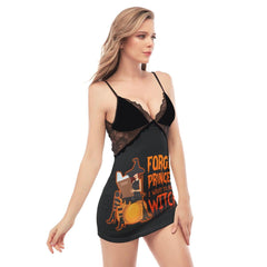 I Want To Be A Witch Lace Chemise Nightgown - Wonder Skull