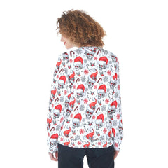 Christmas Skull Pattern Heavy Fleece Sweatshirt - Wonder Skull
