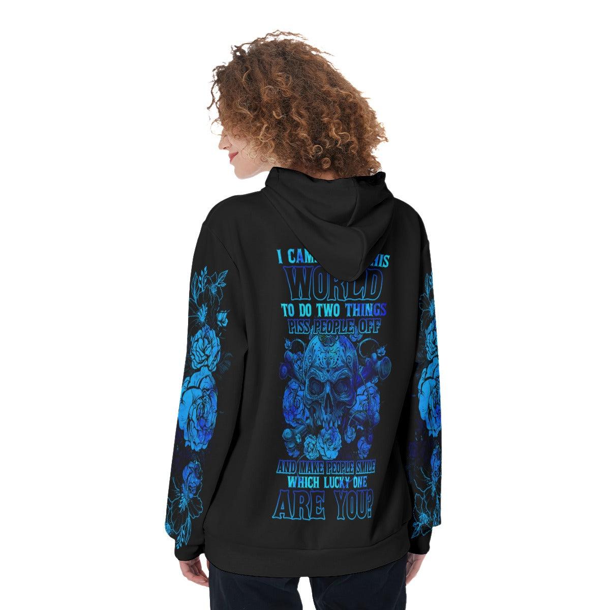 I Came Into This World Funny Hoodie For Women - Wonder Skull