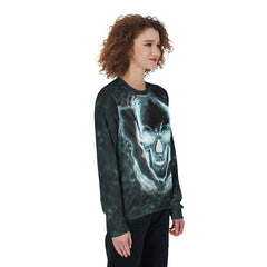 Glowing Skull In The Dark Heavy Fleece Sweatshirt - Wonder Skull