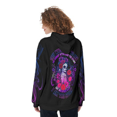 Sugar Skull They Whispered To Her Funny Hoodie For Women - Wonder Skull