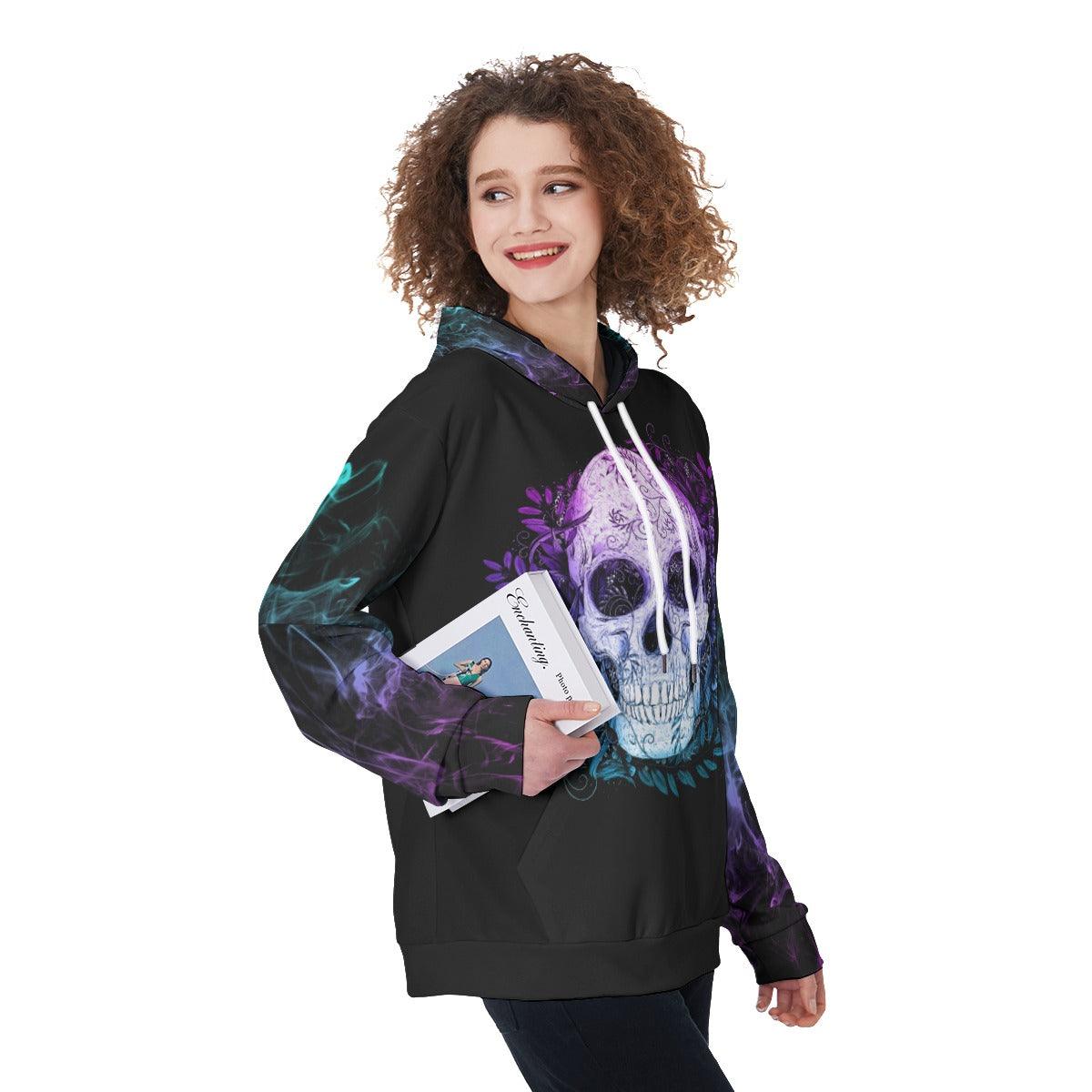 If I Was Really A Bitch Funny Hoodie For Women - Wonder Skull