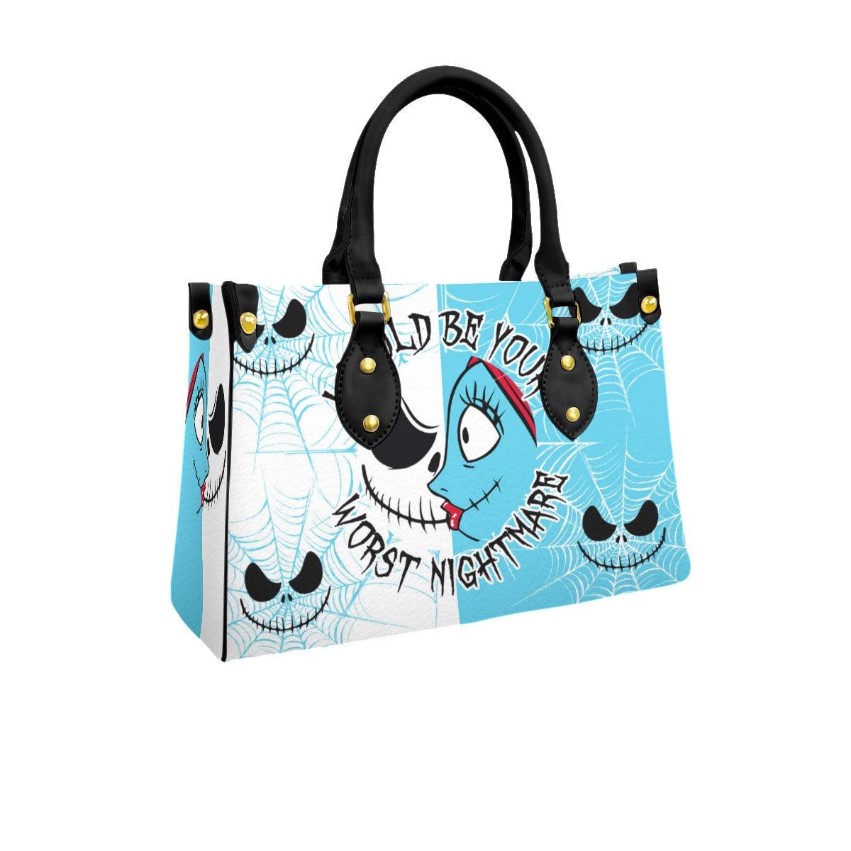 Worst Nightmare Women's Tote Bag With Black Handle - Wonder Skull