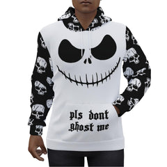 Please Dont Ghost Me Pullover Hoodie For Women - Wonder Skull