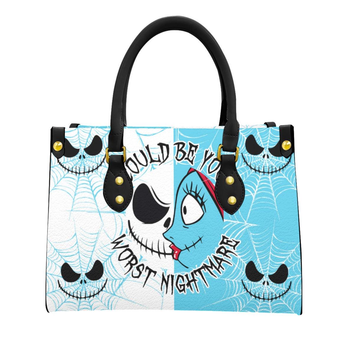 Worst Nightmare Women's Tote Bag With Black Handle - Wonder Skull