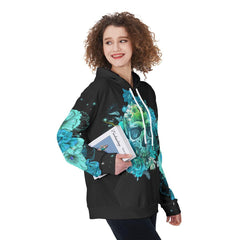 Green Skull They Whispered To Her Funny Hoodie For Women - Wonder Skull