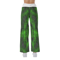 Horror Green Nightmare High-waisted Wide Leg Pants - Wonder Skull