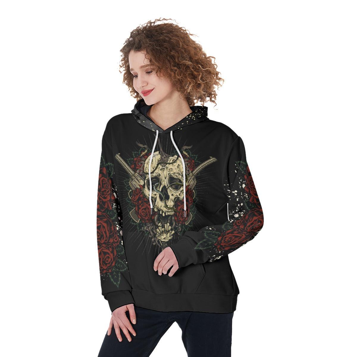 Don't Tell Me Funny Hoodie For Women - Wonder Skull