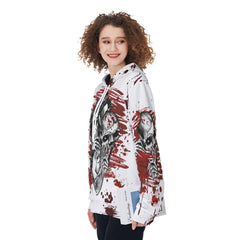 Love Me Like My Demons Do Funny Hoodie For Women - Wonder Skull