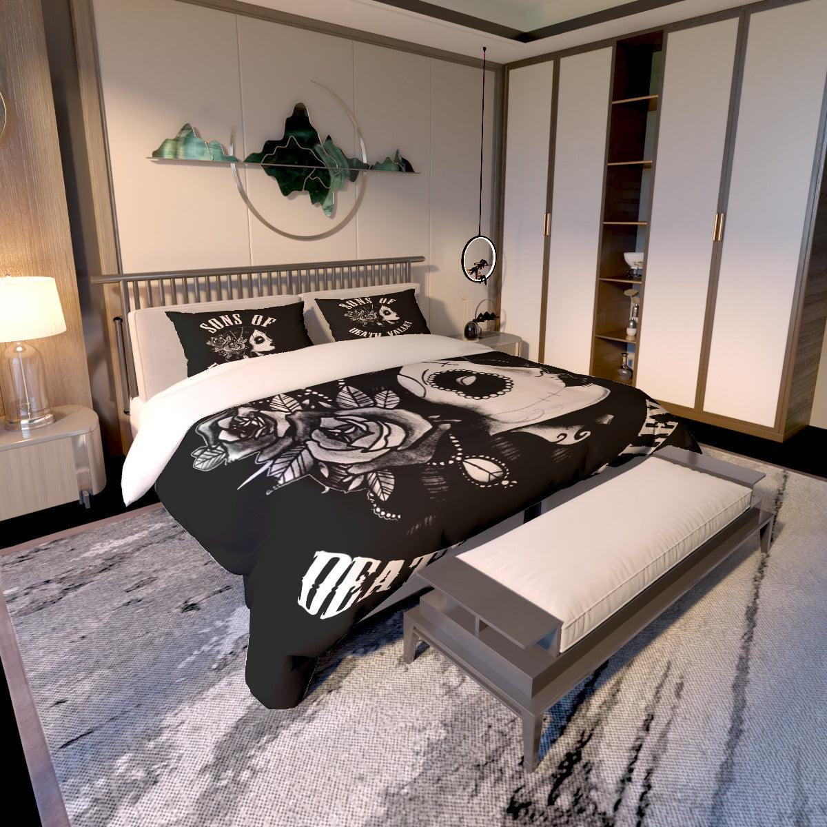 Sons Of Death Quilt & Pillow Cases - Wonder Skull