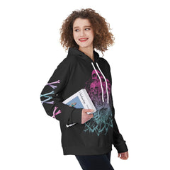 Colorful One Day I'm Gonna Just Say Fuck It All Funny Hoodie For Women - Wonder Skull
