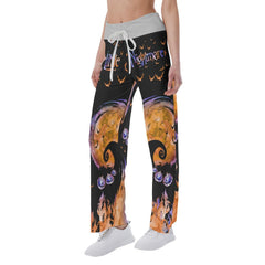 Little Nightmare Yellow High-waisted Straight-leg Trousers - Wonder Skull