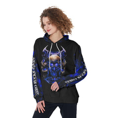 Zero Fucks Givens Funny Hoodie For Women - Wonder Skull