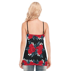 Skull Butterfly Gothic Eyelet Lace-up Letter Dress - Wonder Skull