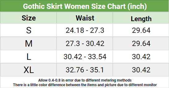 Gothic Long Skirt, Attractive Ruffle Bottom Wear For Women - Wonder Skull