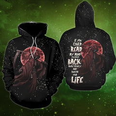 If You Could Read My Mind Funny Hoodie For Women - Wonder Skull