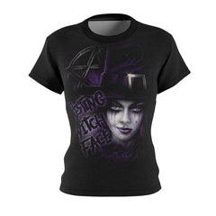 Resting Witch Face All Over Print T-shirt For Women - Wonder Skull