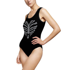 Heart Shaped Ribcage Women's Classic One-Piece Swimsuit - Wonder Skull