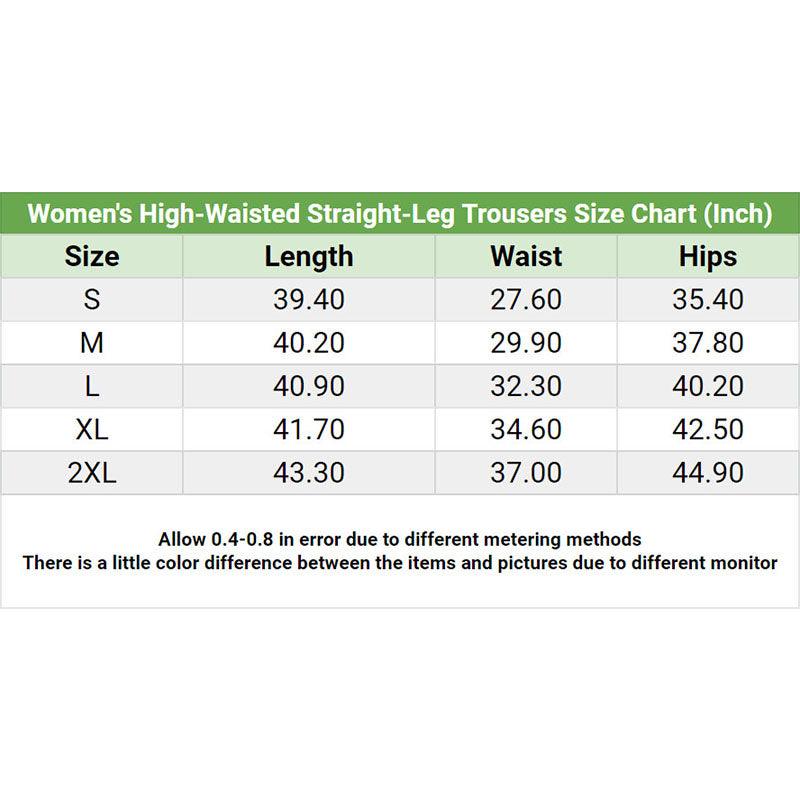 Green In The Horror Smile High-waisted Straight-leg Trousers - Wonder Skull