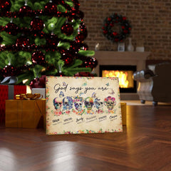 God Says You Are Canvas Gallery Wraps - Wonder Skull