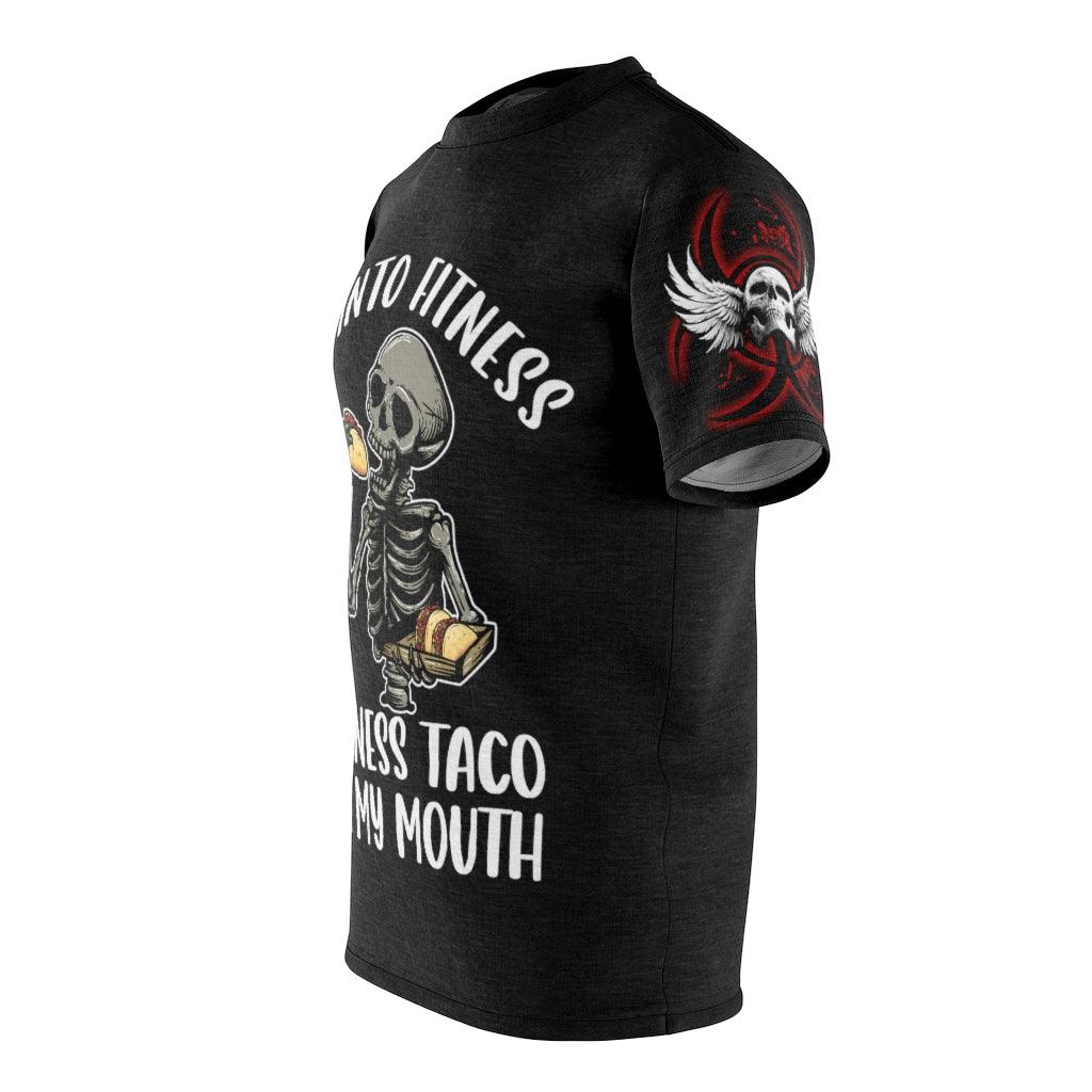 I'm Into Fitness - Unisex AOP Cut & Sew Tee - Wonder Skull