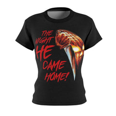 Halloween The Night He Came Home All Over Print T-shirt For Women - Wonder Skull