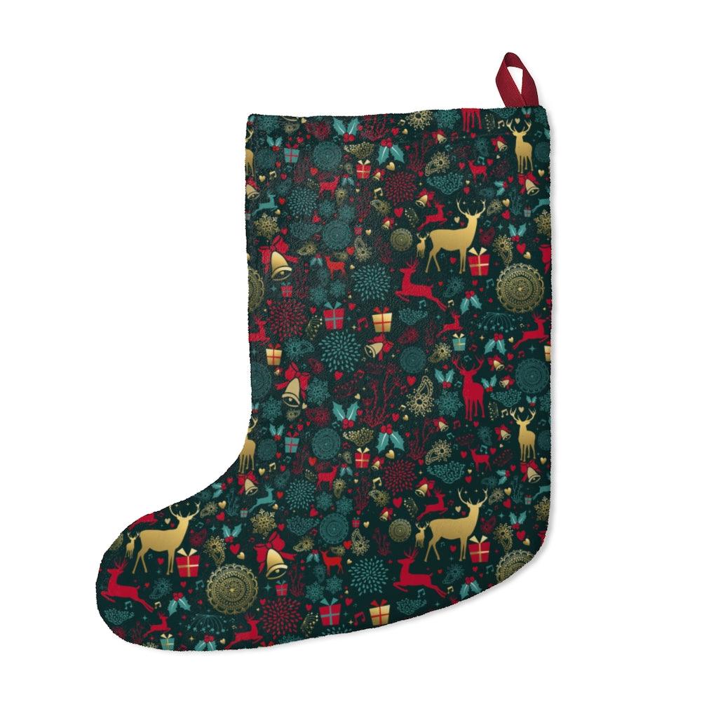 Reindeer Pine Tree Christmas Stockings - Wonder Skull