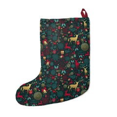Reindeer Pine Tree Christmas Stockings - Wonder Skull