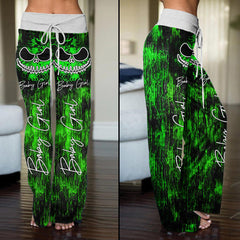 Horror Green Nightmare High-waisted Wide Leg Pants - Wonder Skull