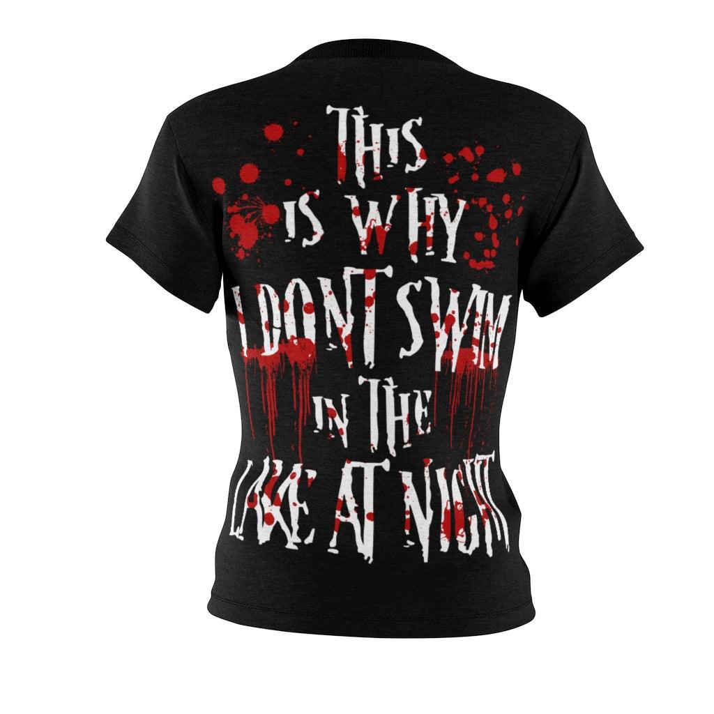 Halloween Lake All Over Print T-shirt For Women - Wonder Skull