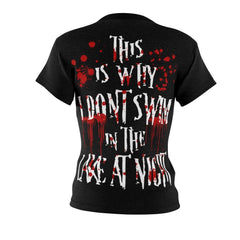 Halloween Lake All Over Print T-shirt For Women - Wonder Skull