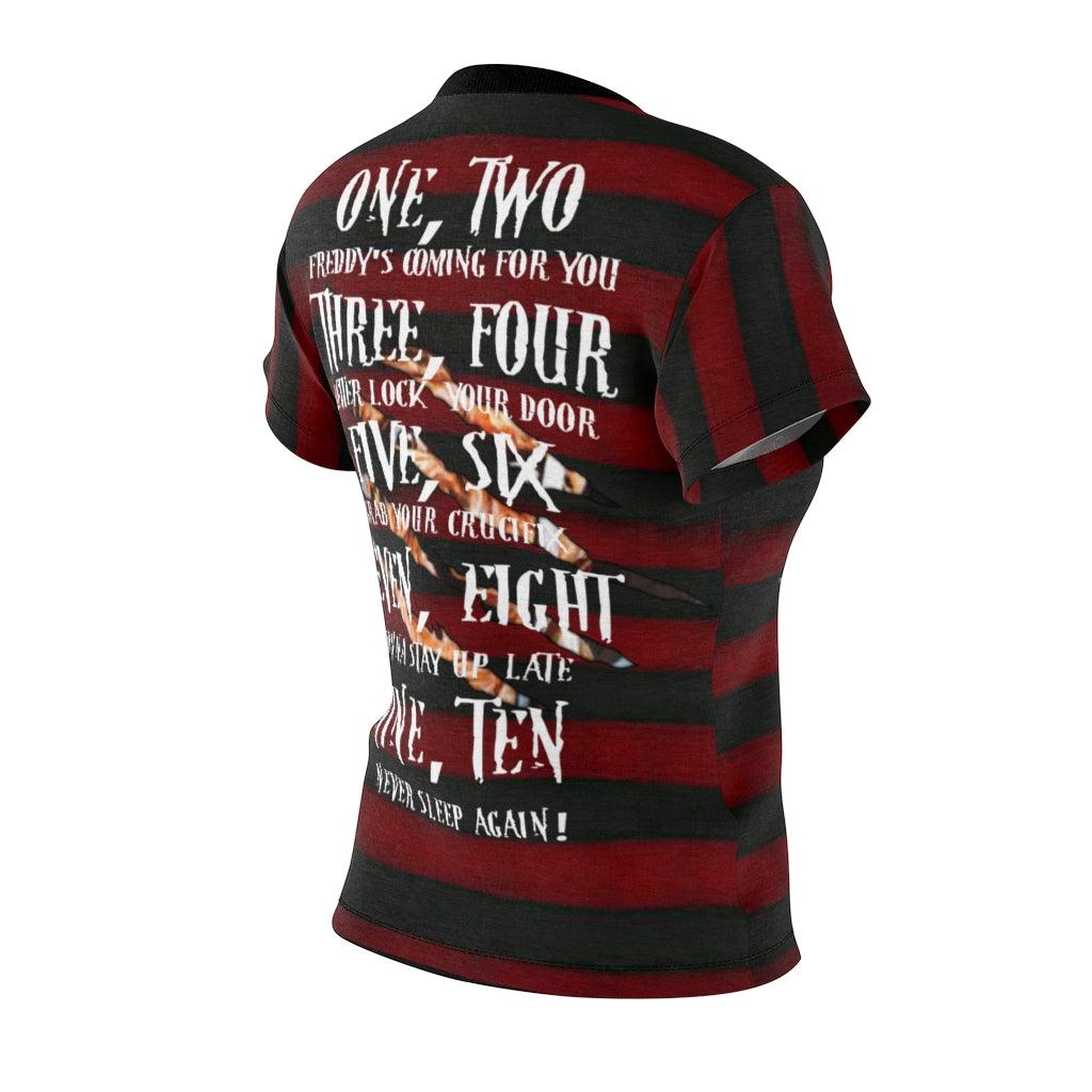 Scary Halloween All Over Print T-shirt For Women - Wonder Skull