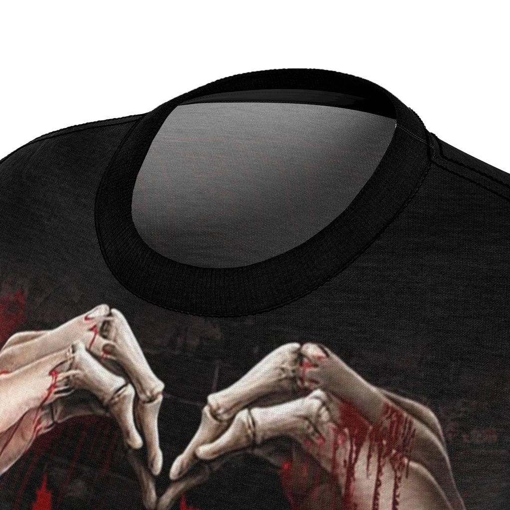 We Bleed Together All Over Print T-shirt For Women - Wonder Skull