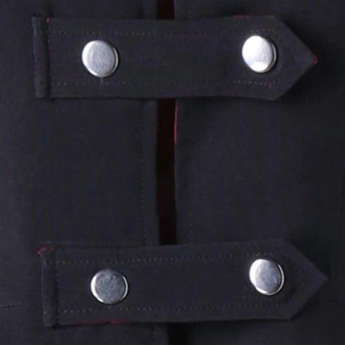 Gothic Asymmetrical Coat, Warmest Long Sleeve Outwear For Women - Wonder Skull