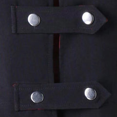 Gothic Asymmetrical Coat, Warmest Long Sleeve Outwear For Women - Wonder Skull