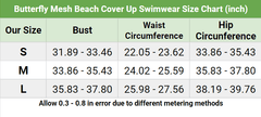 Sexy Three Pieces Bikini With Butterfly, Creative Mesh Beach Cover Up Swimwear For Women - Wonder Skull