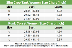 Punk Gothic Sleeveless Tank Top, Sexy NightClub Corset For Women - Wonder Skull