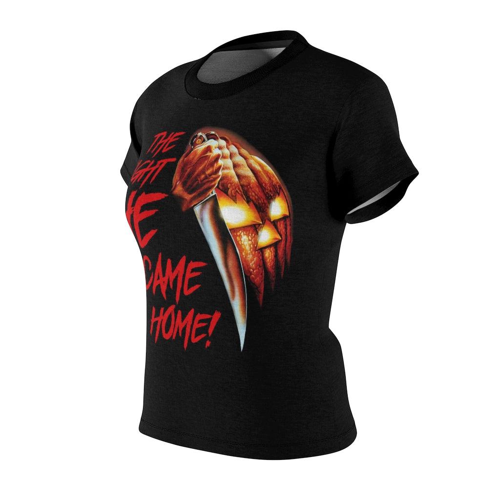Halloween The Night He Came Home All Over Print T-shirt For Women - Wonder Skull