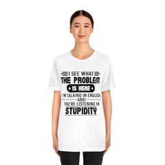 I See What The Problem T-Shirt - Wonder Skull