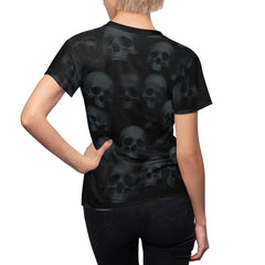 Death Hand All Over Print T-shirt For Women - Wonder Skull