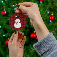 Snowman Floral Ceramic Ornaments - Wonder Skull