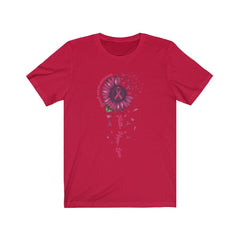 Sunflower Breast Cancer Awareness Faith Hope Love T-Shirt - Wonder Skull