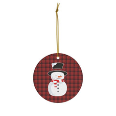 Snowman Floral Ceramic Ornaments - Wonder Skull